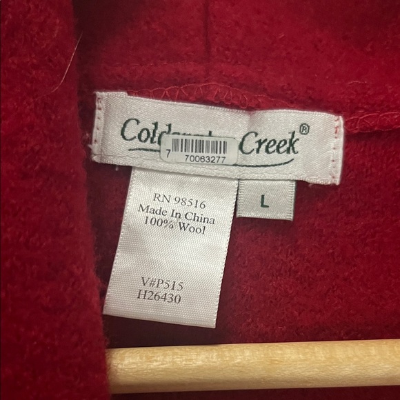 Coldwater Creek Red Sweater Vest - Picture 5 of 5